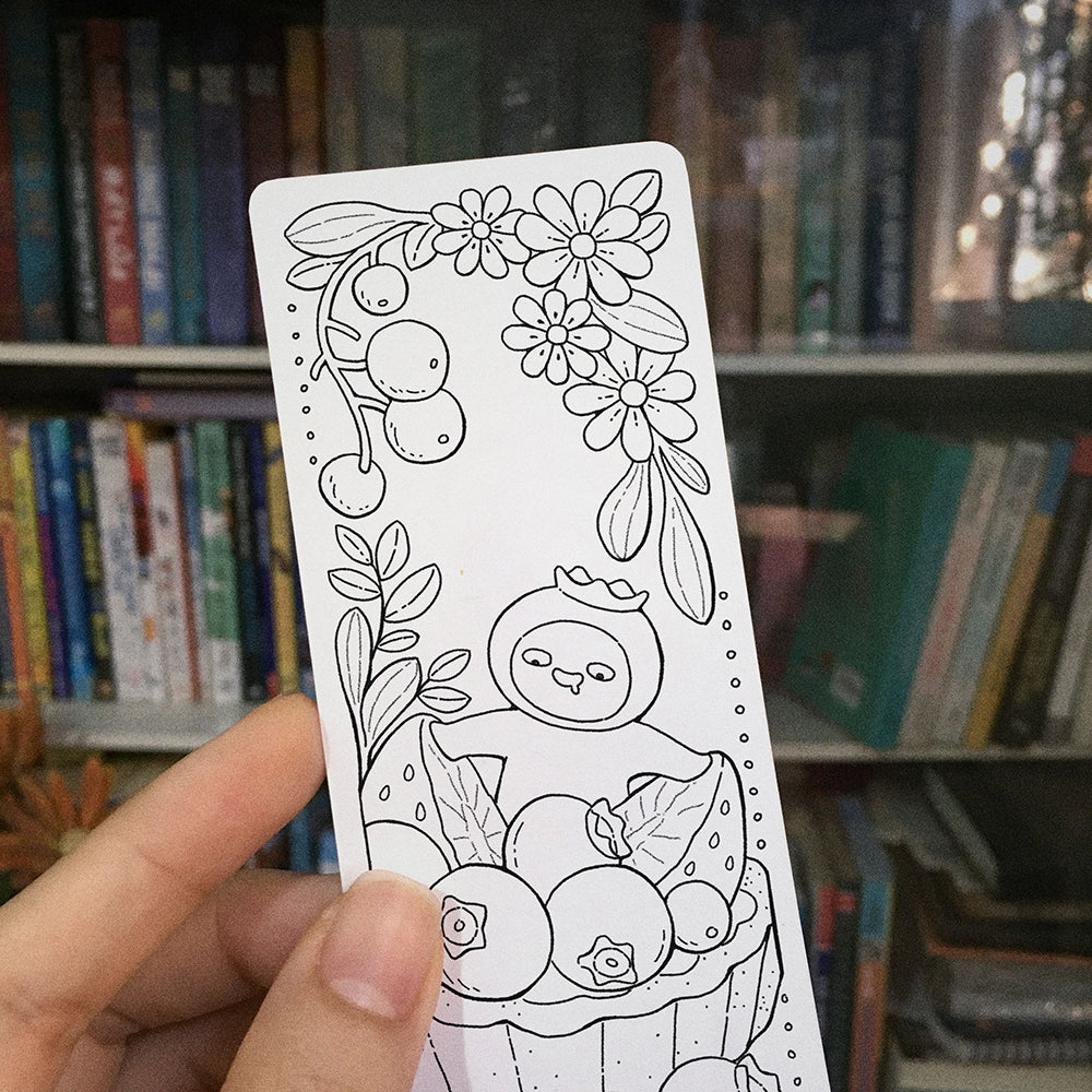 CAKE Coloring Bookmarks - Set 2