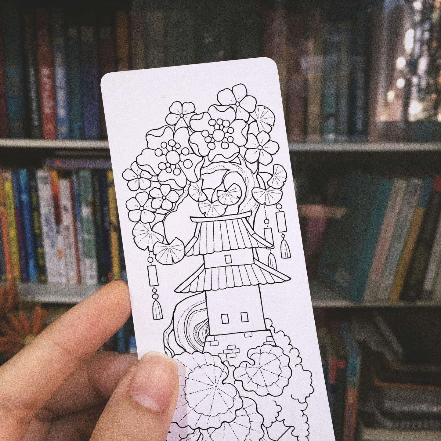 FLYING TOWN Vol.1 Coloring Bookmarks Set