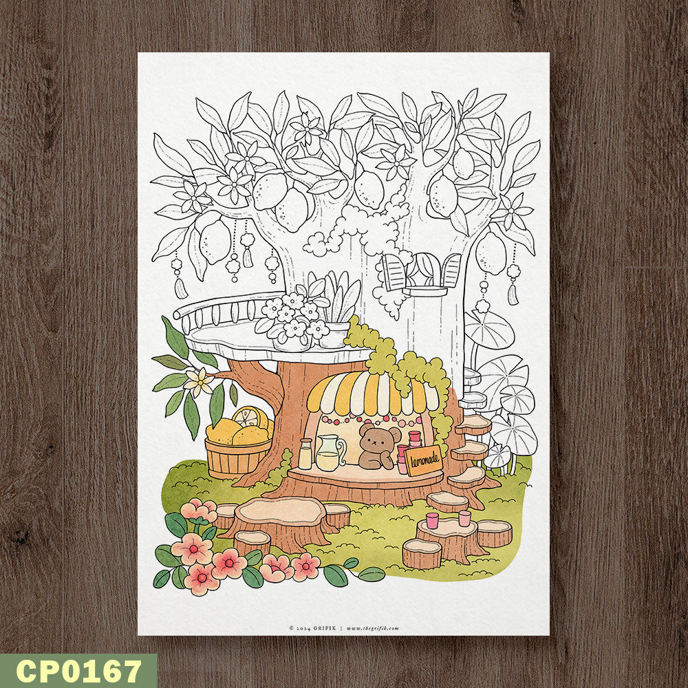 Lemon Tree Coloring Page