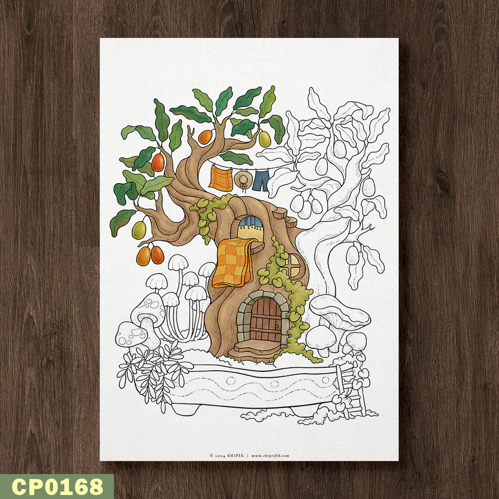 Kumquat Tree Coloring Page