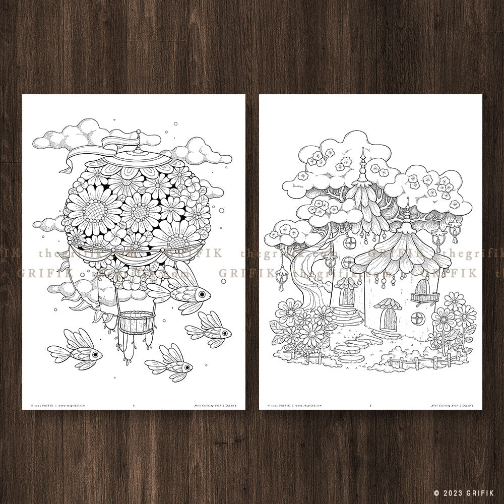 DAISY Mini Coloring Book