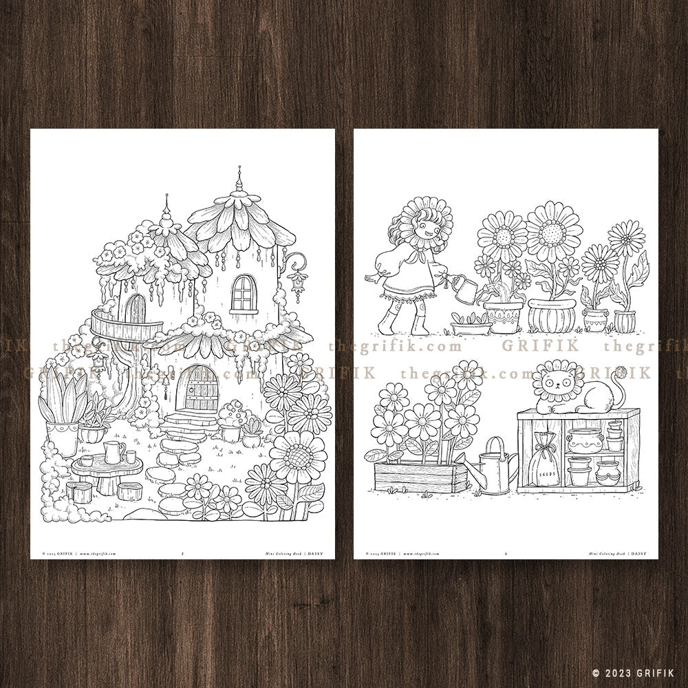 DAISY Mini Coloring Book
