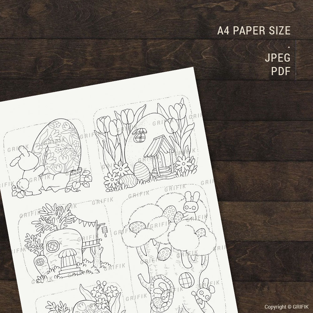 Easter Moments Coloring Page