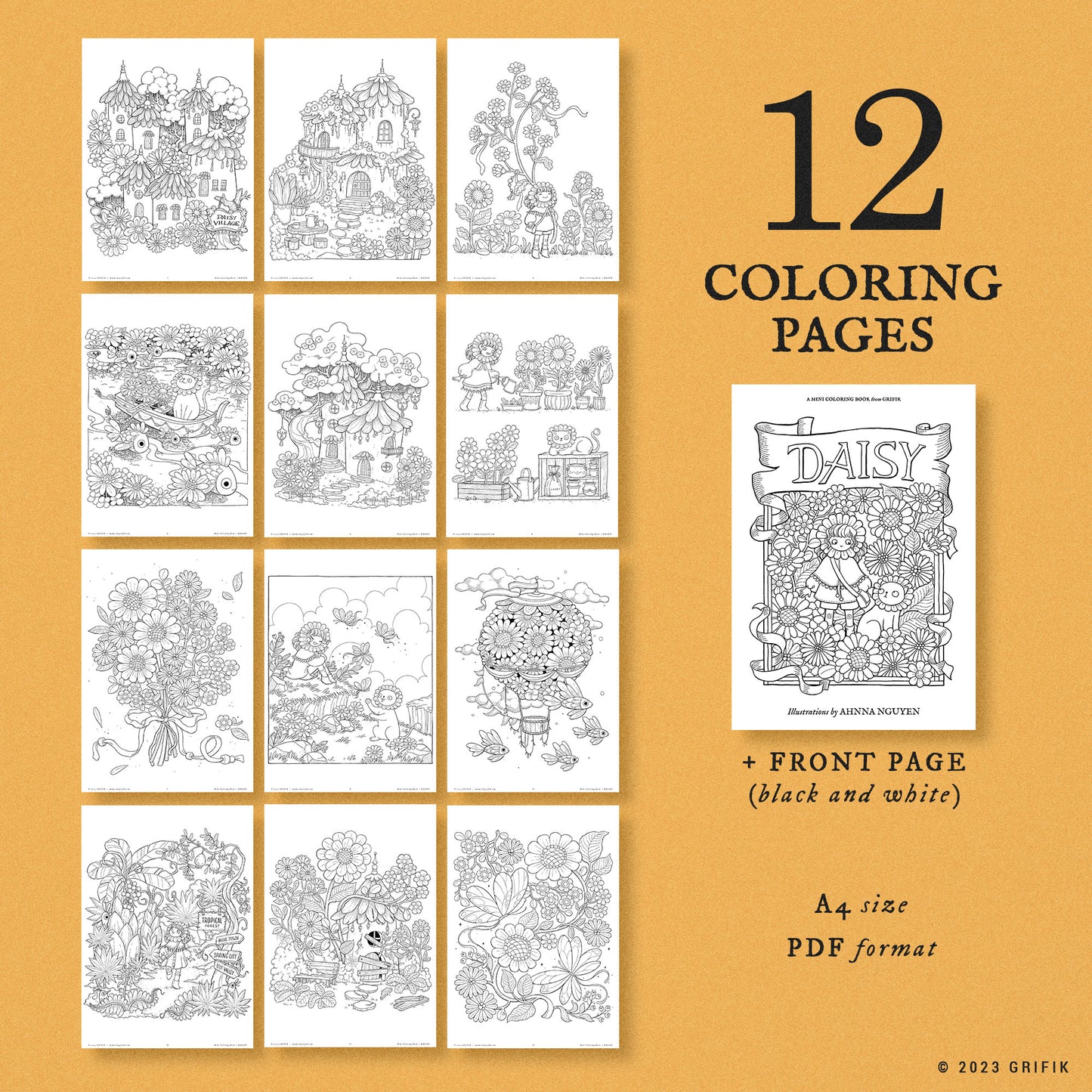 DAISY Mini Coloring Book