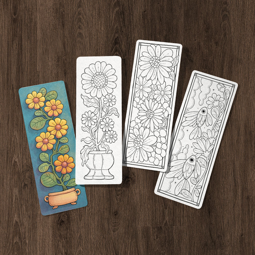 DAISY Coloring Bookmarks