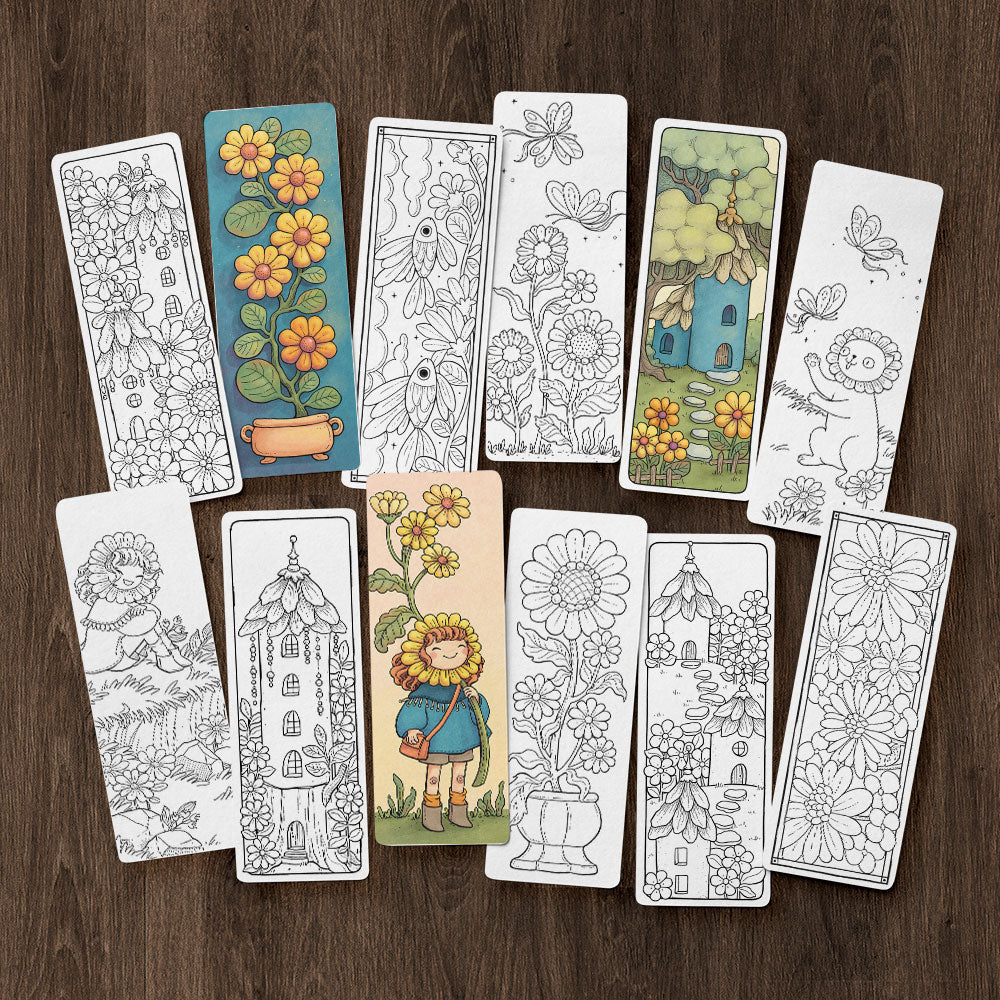 DAISY Coloring Bookmarks