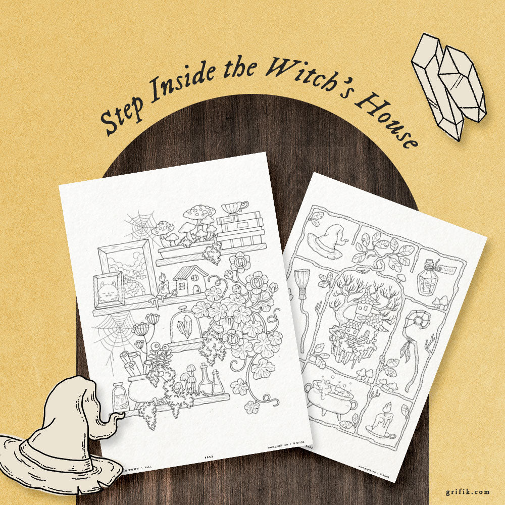 FLYING TOWN Vol.3 Coloring Book