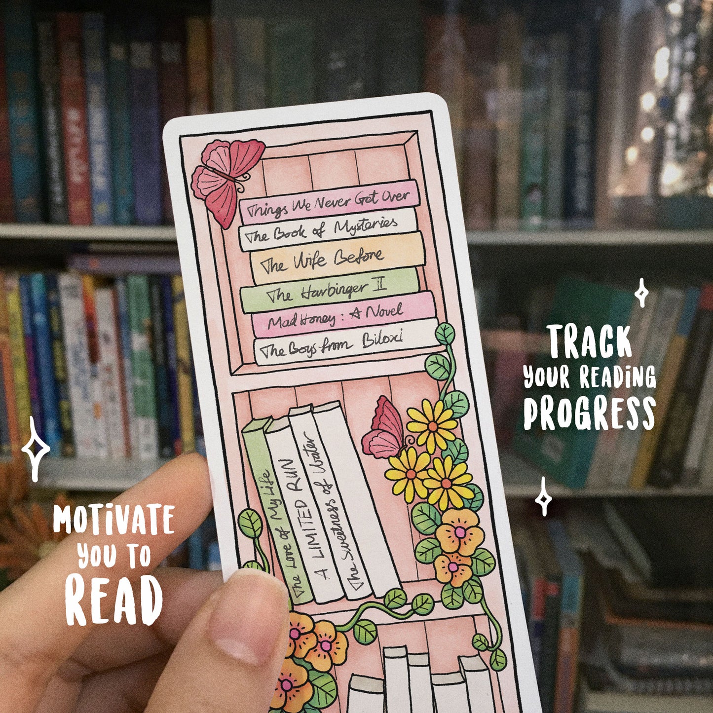 Four Seasons Book Tracker Bookmark Set