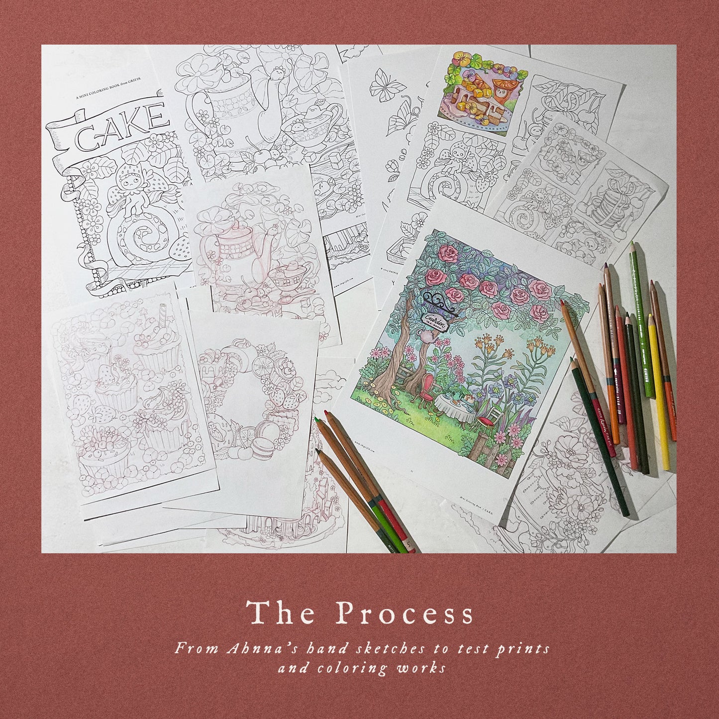 CAKE Mini Coloring Book