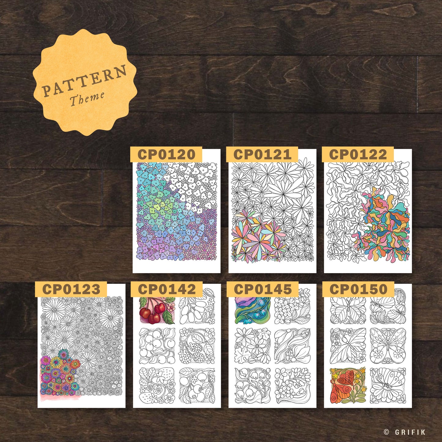 FANTASY TOWN 50 Coloring Pages Pack