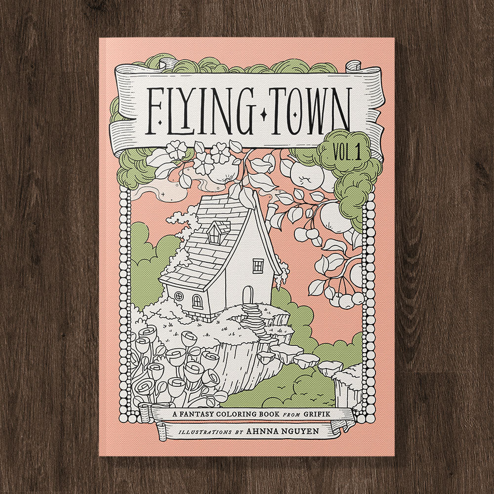 FLYING TOWN Vol.1 Coloring Book