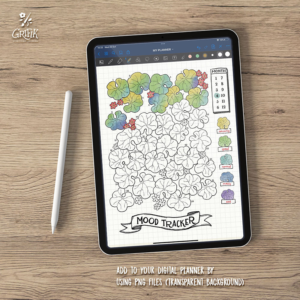 Summer Mood Tracker Set