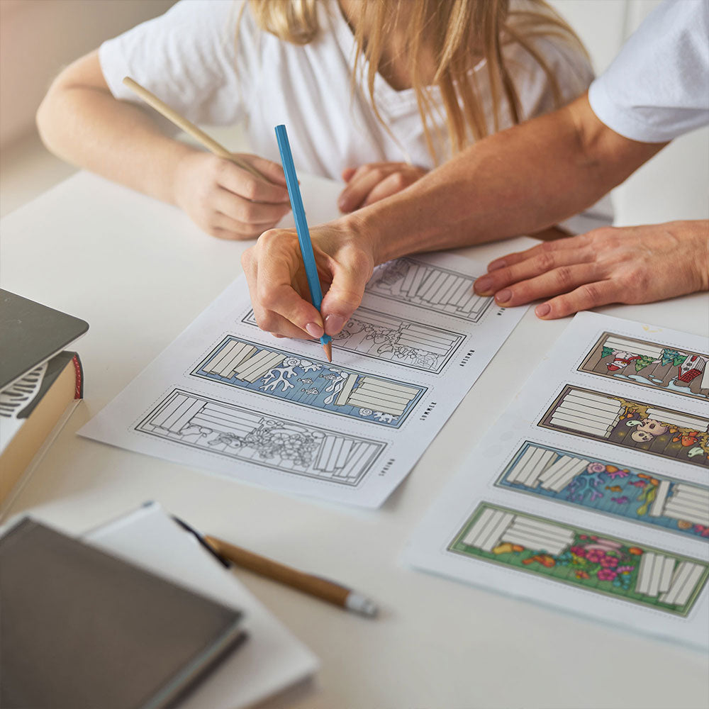 Seasonal Book Tracker Bookmarks