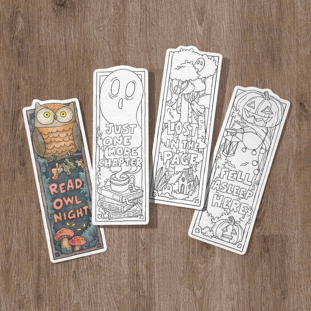 Funny Quotes Coloring Bookmarks