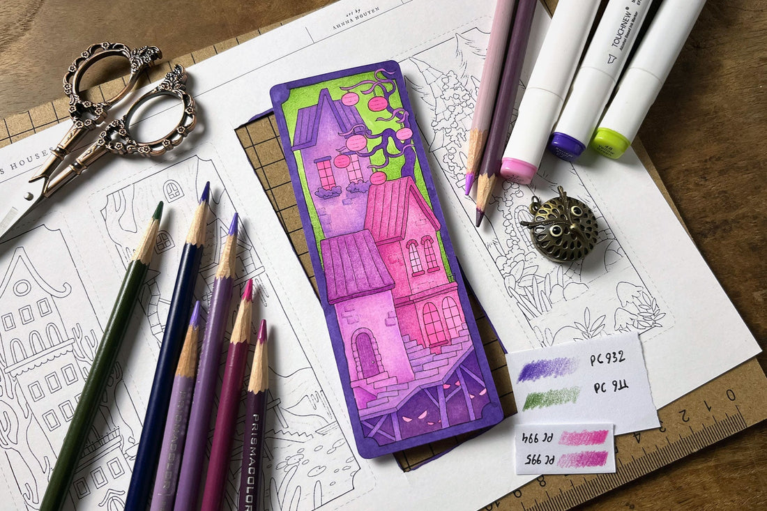 Halloween Color Along: A Spooky Bookmark