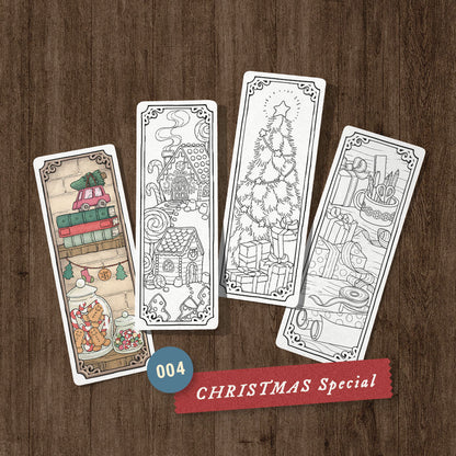 Christmas Wonders Coloring Bookmarks
