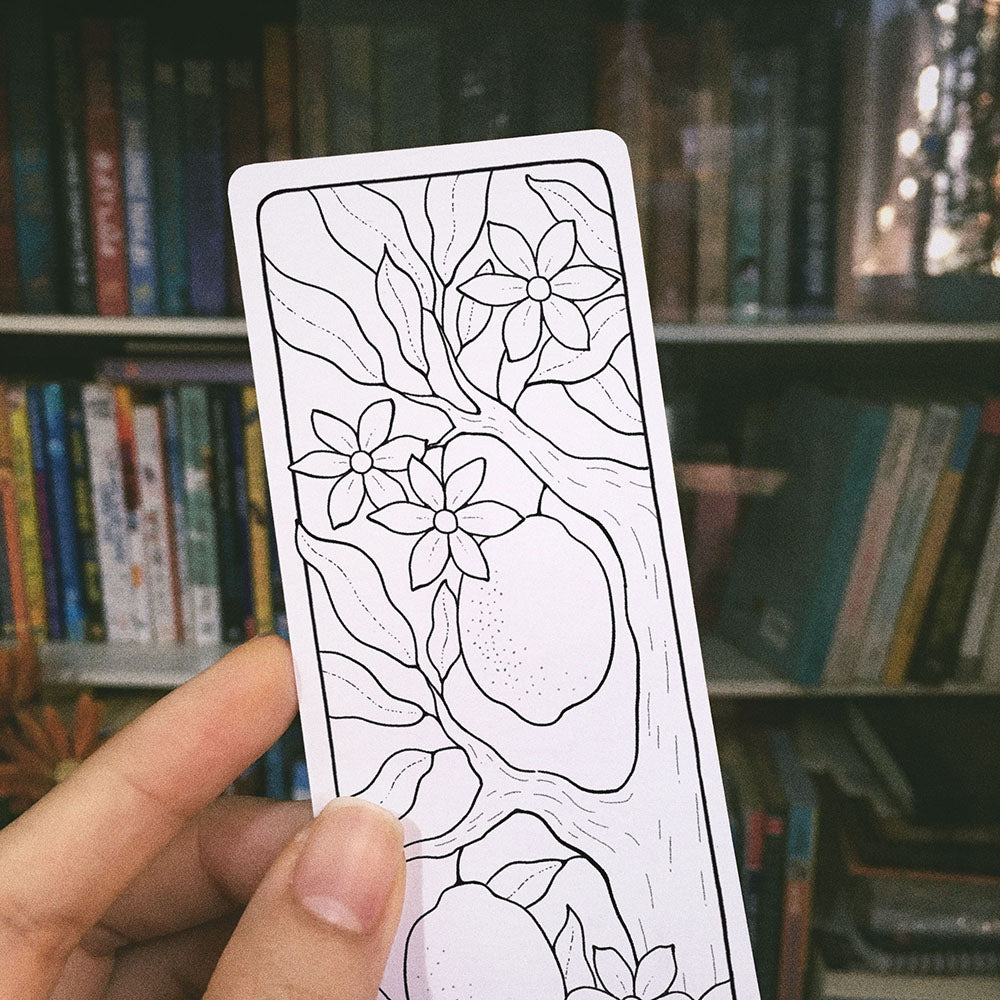 Citrus Coloring Bookmarks