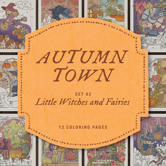Autumn Town Set 02 - Little Witches and Fairies