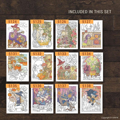 Autumn Town Set 02 - Little Witches and Fairies