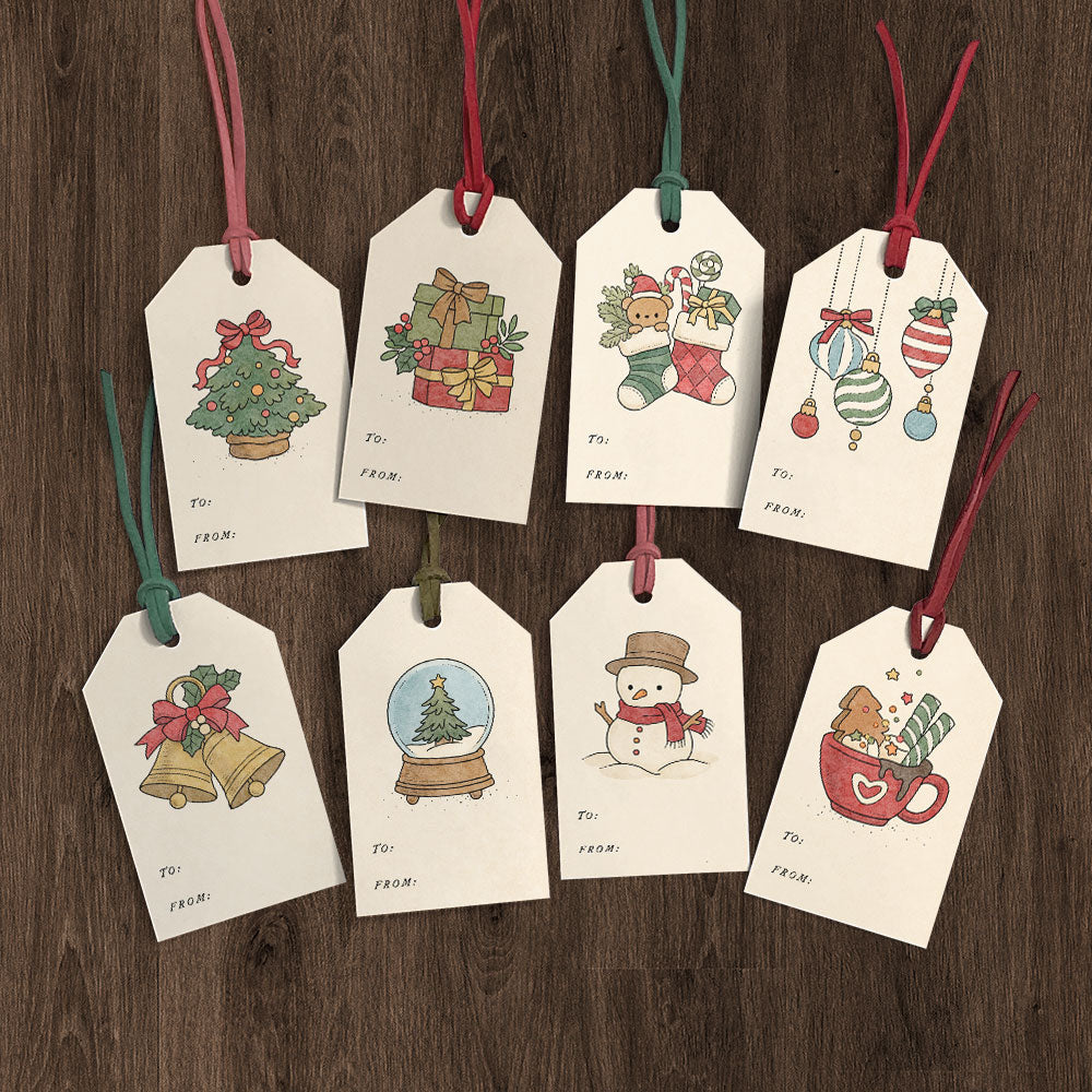 Christmas Gift Tags Set 02