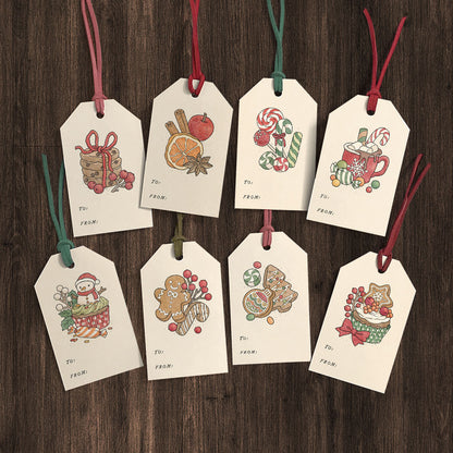 Christmas Gift Tags Set 05