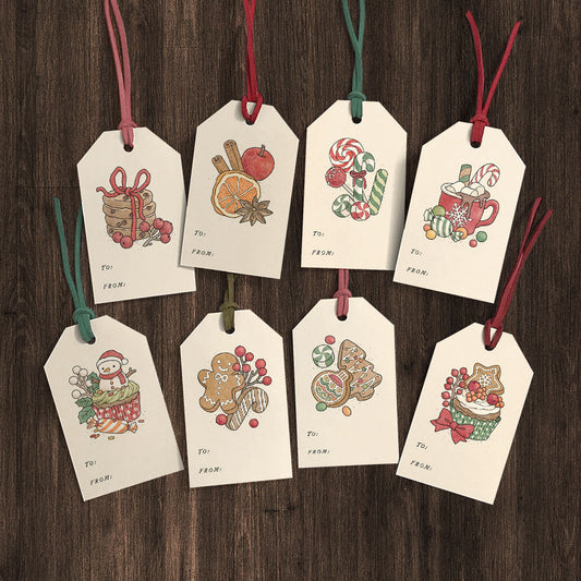 Christmas Gift Tags Set 05