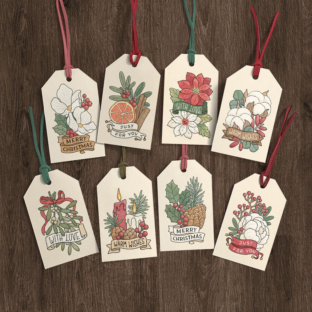 Christmas Gift Tags Set 06