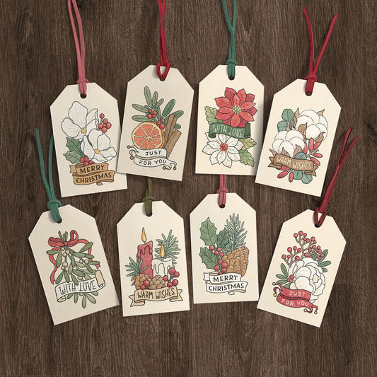 Christmas Gift Tags Set 06