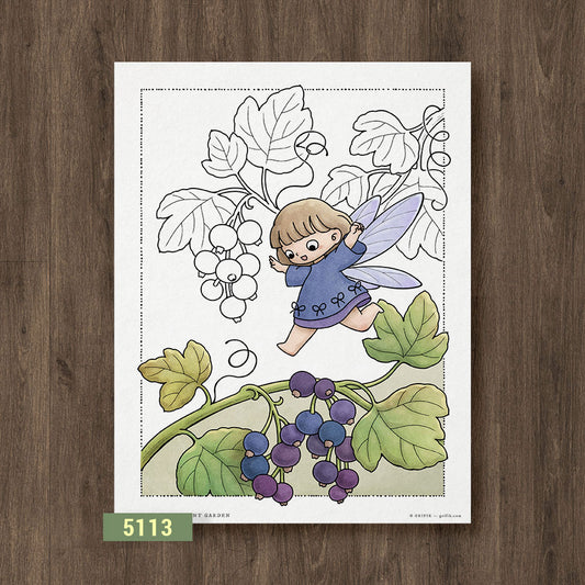 The Currant Garden Coloring Page