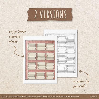 Reading Tracker Sheet, 72 Books to Read