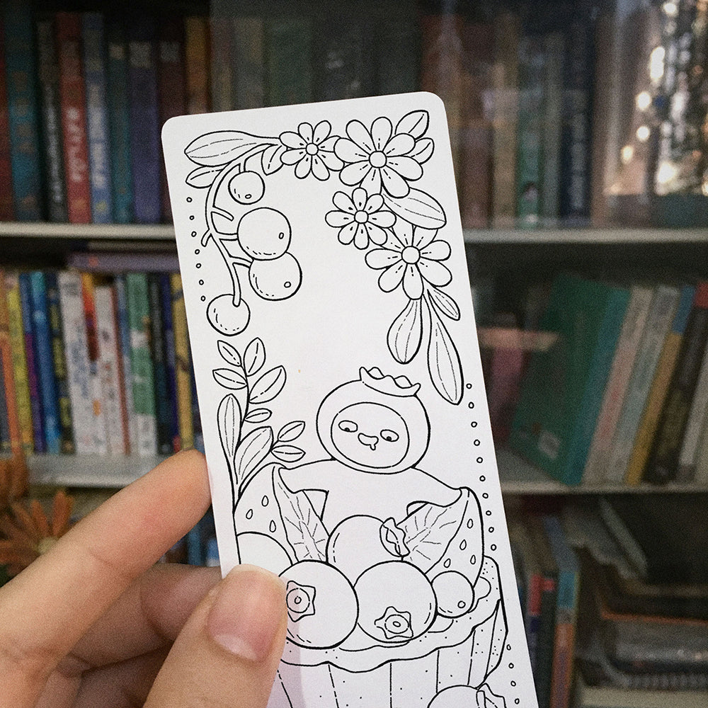 Cake Coloring Bookmarks - Set 2