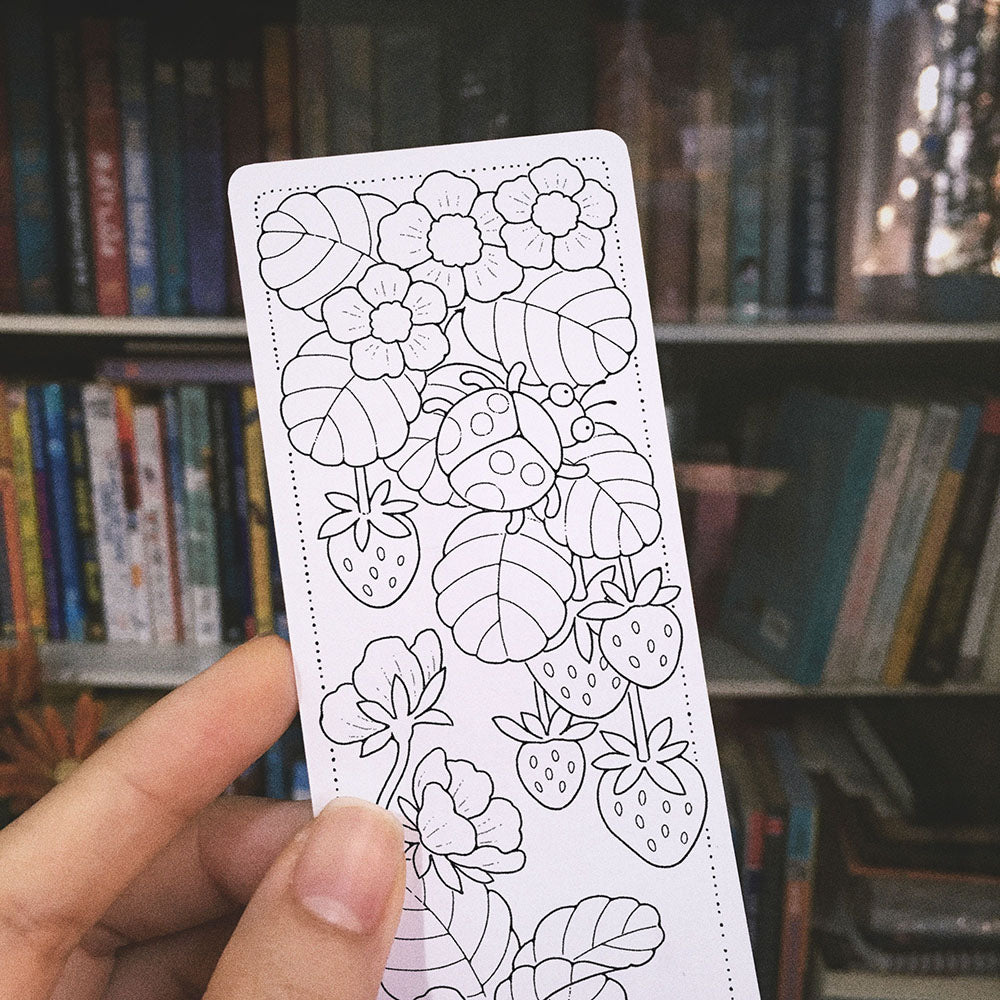 16 Coloring Bookmarks, Flying Town Vol.2 Set