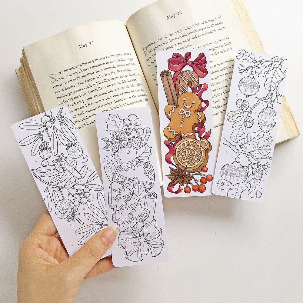 Winter Coloring Bookmarks - BM114