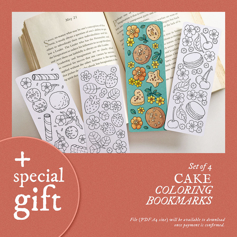 CAKE - Mini Coloring Book