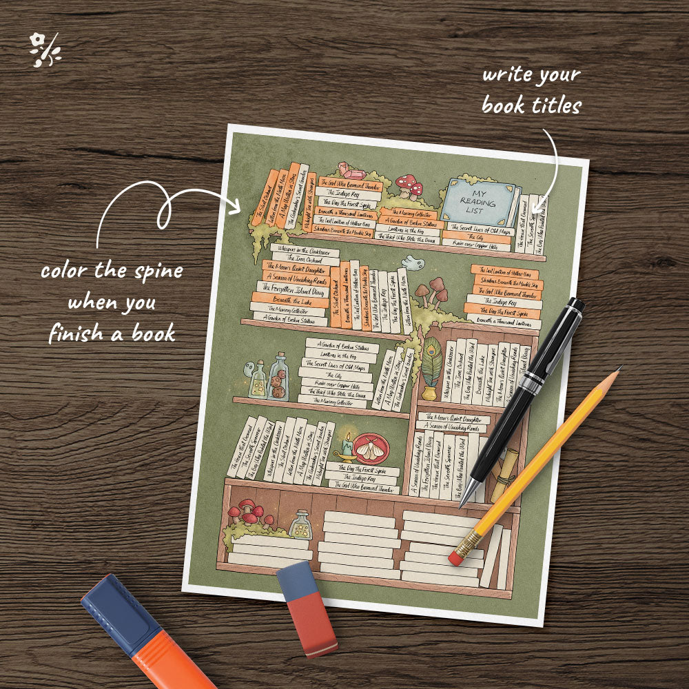 Reading Tracker Sheet, 100 Books to Read