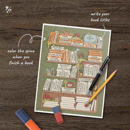 Reading Tracker Sheet, 100 Books to Read
