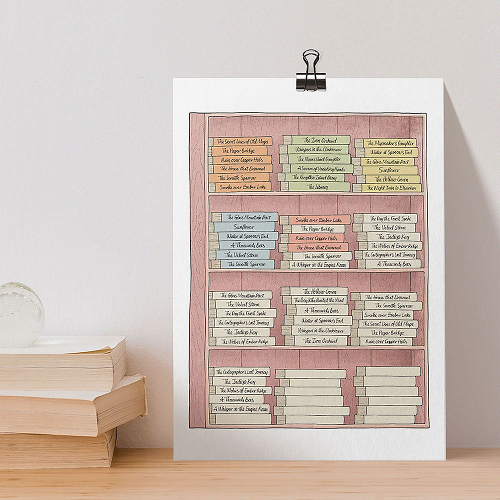 Reading Tracker Sheet, 72 Books to Read