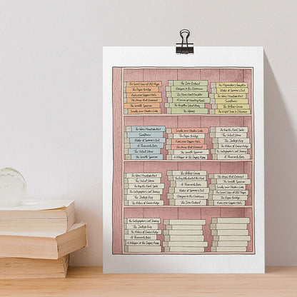 Reading Tracker Sheet, 72 Books to Read