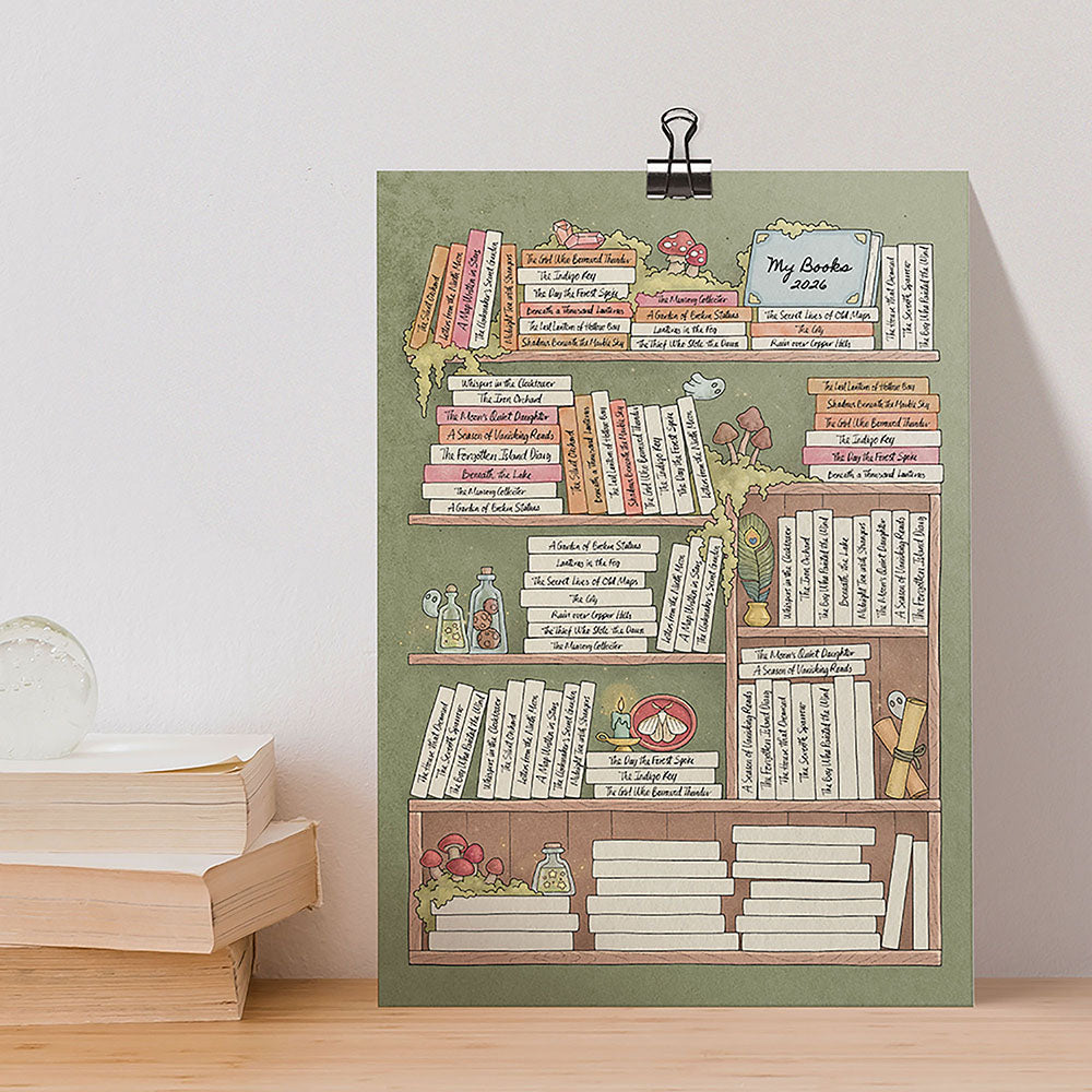 Reading Tracker Sheet, 100 Books to Read