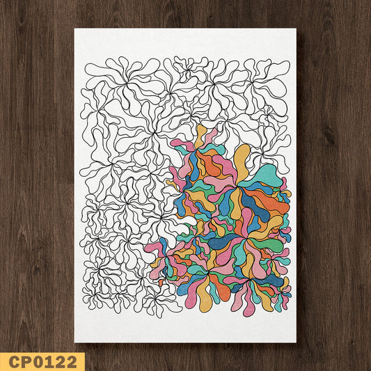 Chrysanthemums Coloring Page