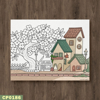Downtown Coloring Page