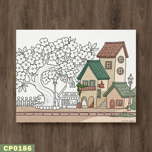 Downtown Coloring Page