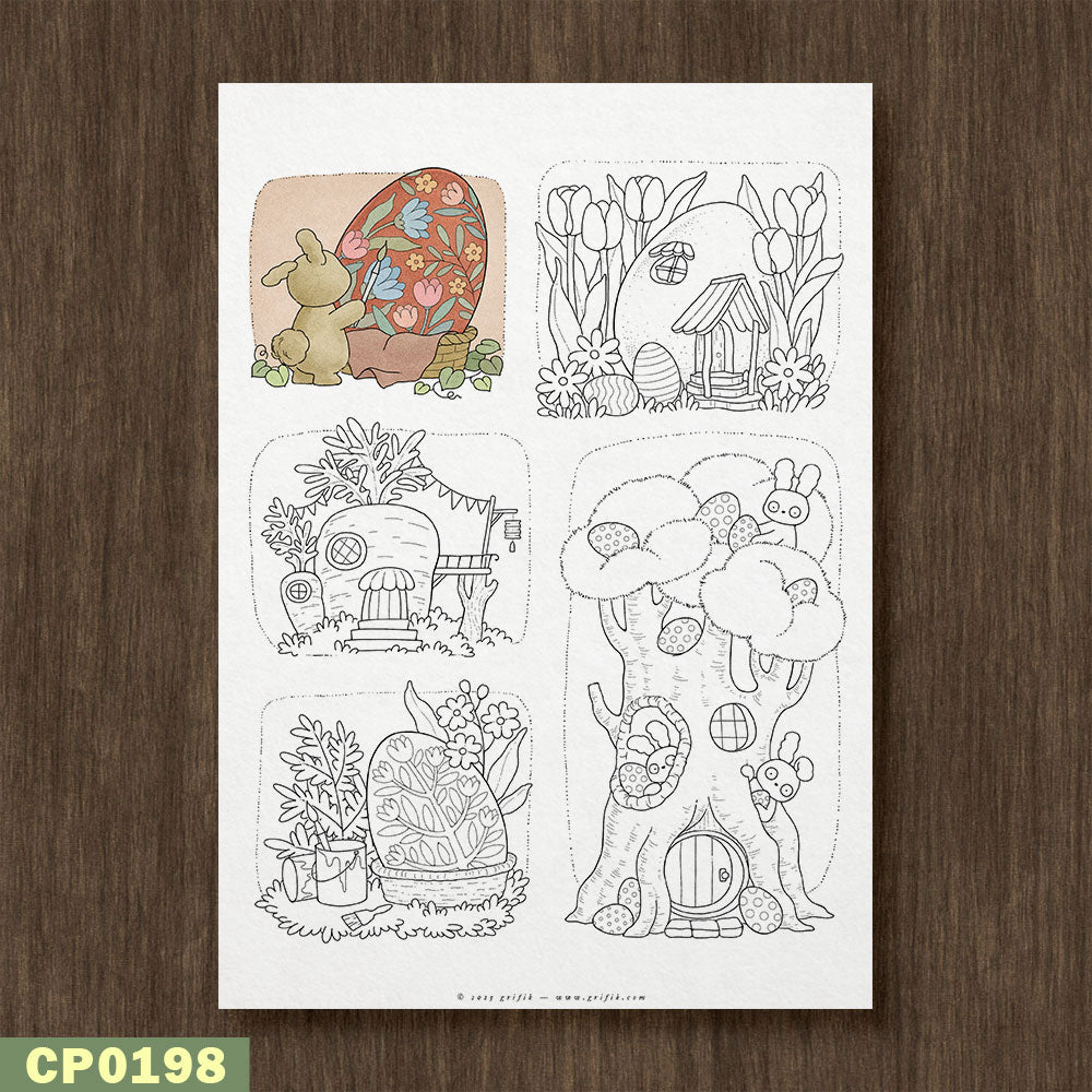Easter Moments Coloring Page