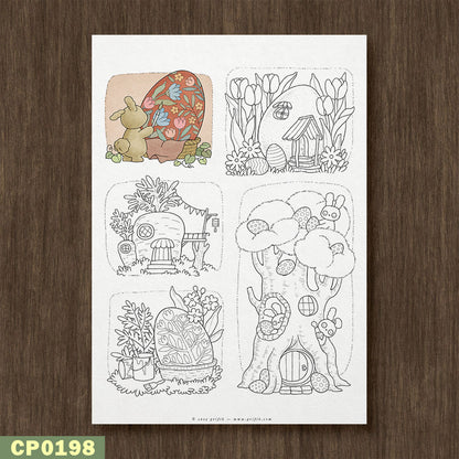 Easter Moments Coloring Page