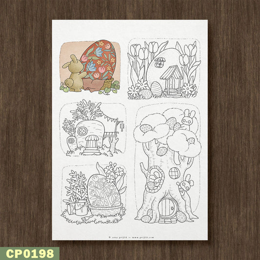 Easter Moments Coloring Page