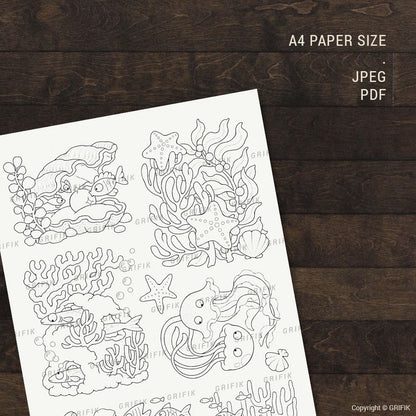 Under the Sea Coloring Page