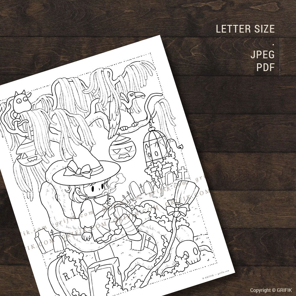 Not Quite Alone Coloring Page
