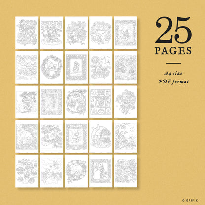 FLYING TOWN Vol.3 Coloring Book