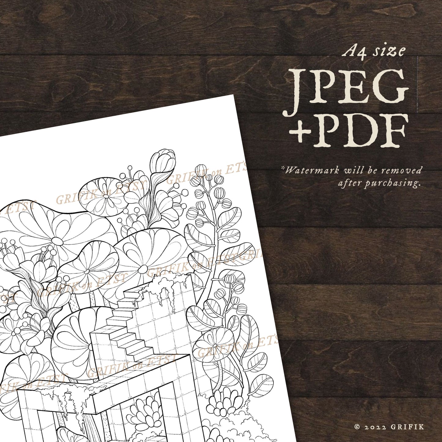 Garden Coloring Page