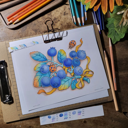 FRUITY TOWN Coloring Book